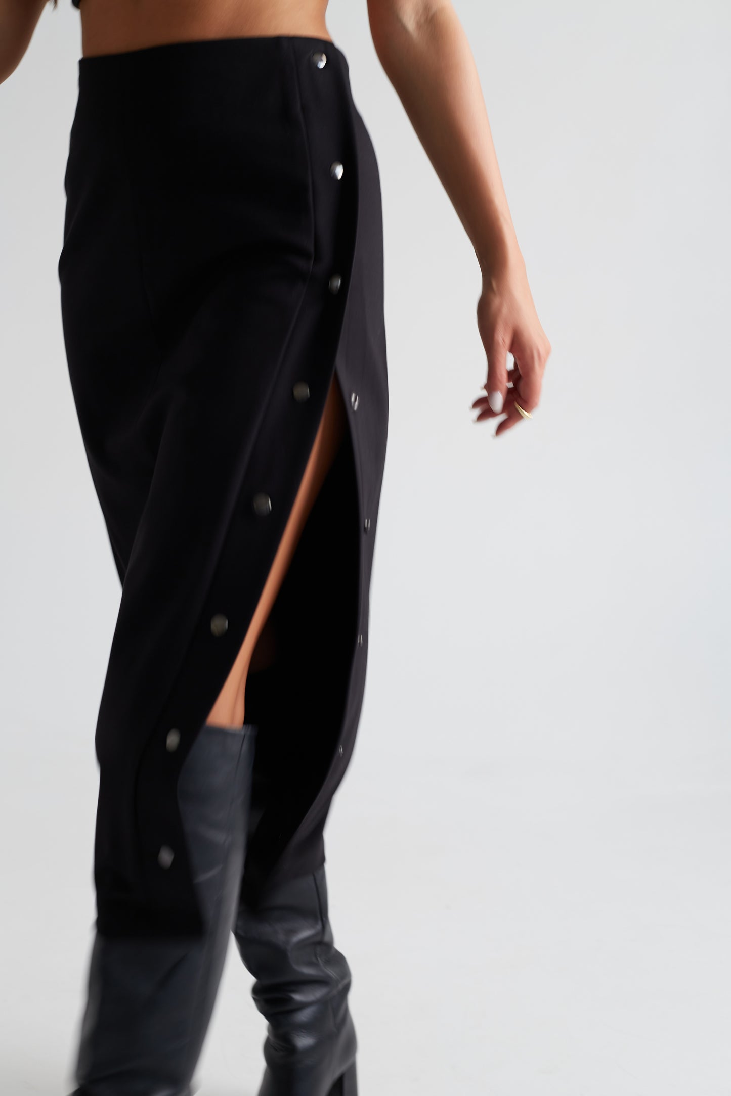 SKIRT "FLASHY" BLACK