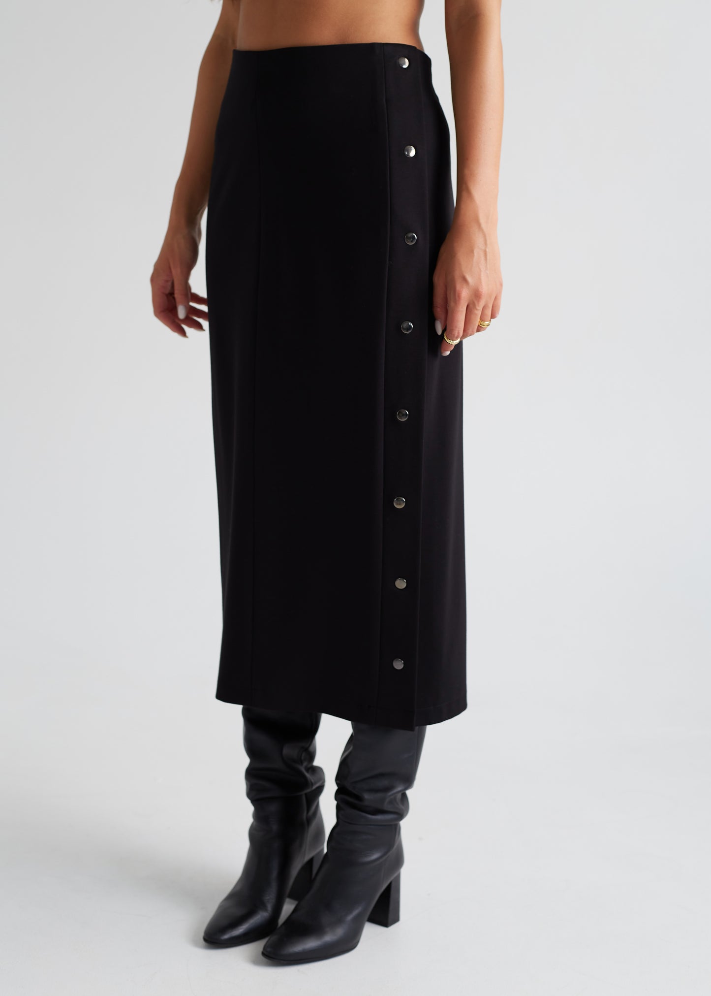 SKIRT "FLASHY" BLACK