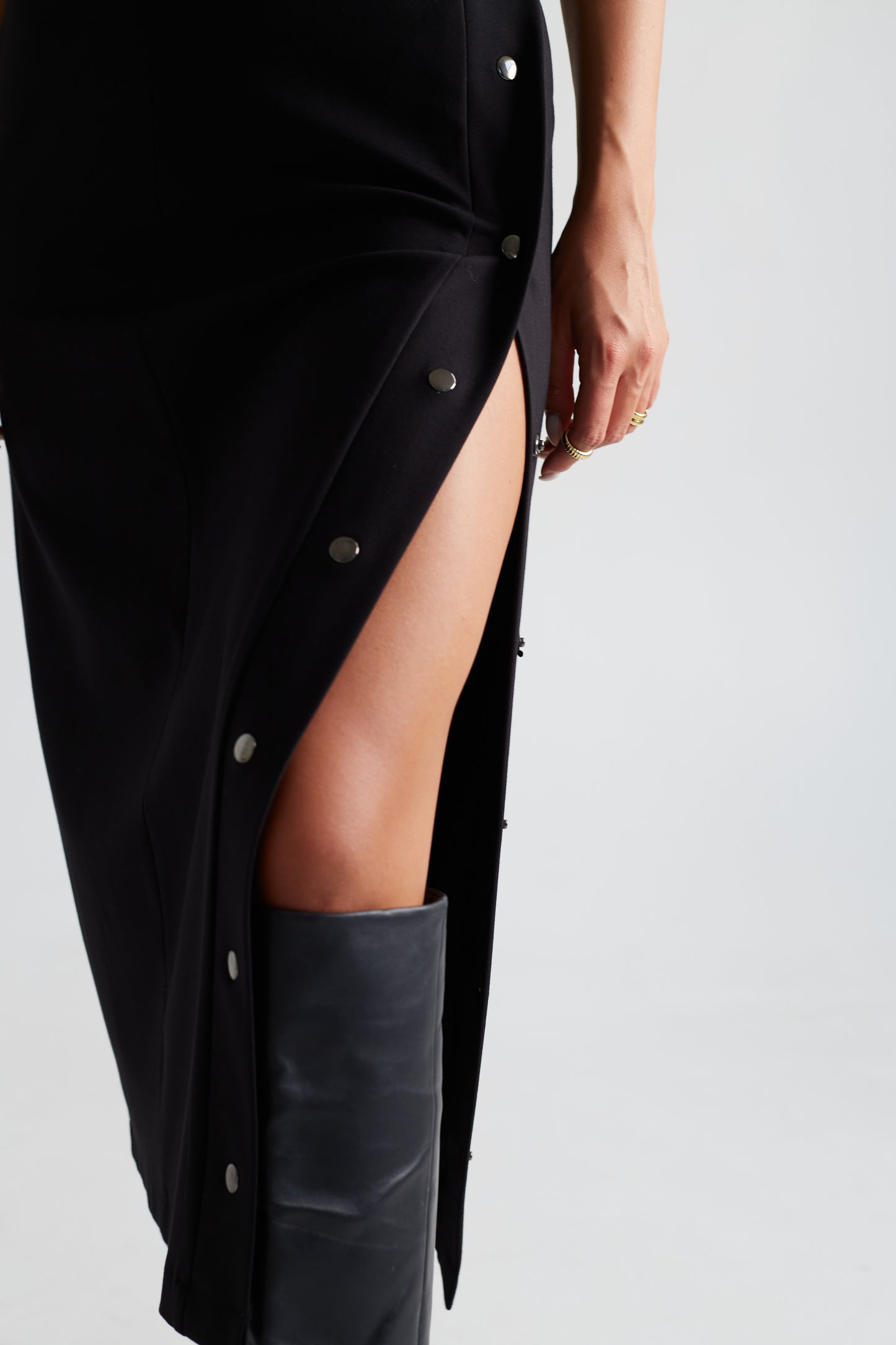 SKIRT "FLASHY" BLACK