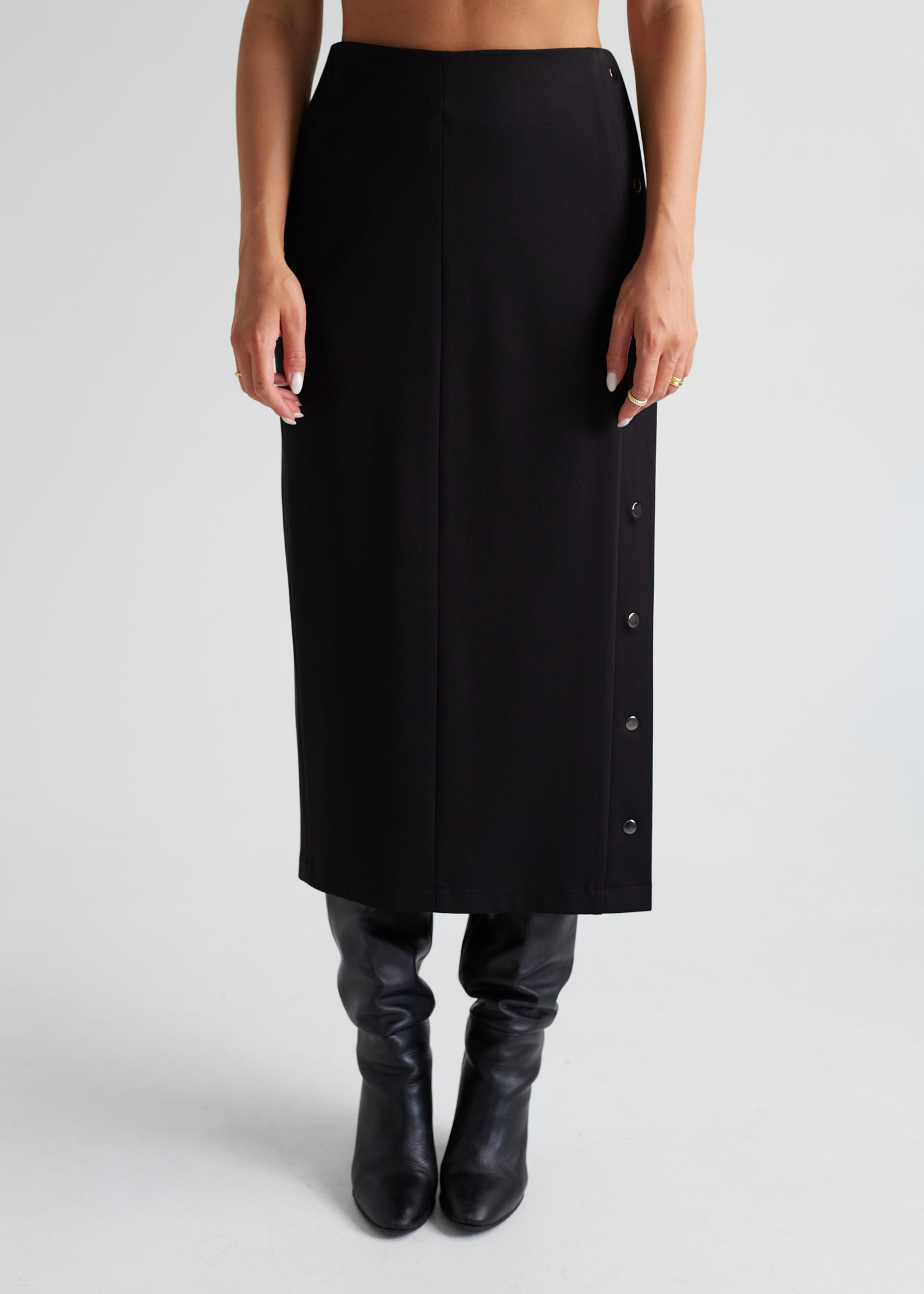SKIRT "FLASHY" BLACK