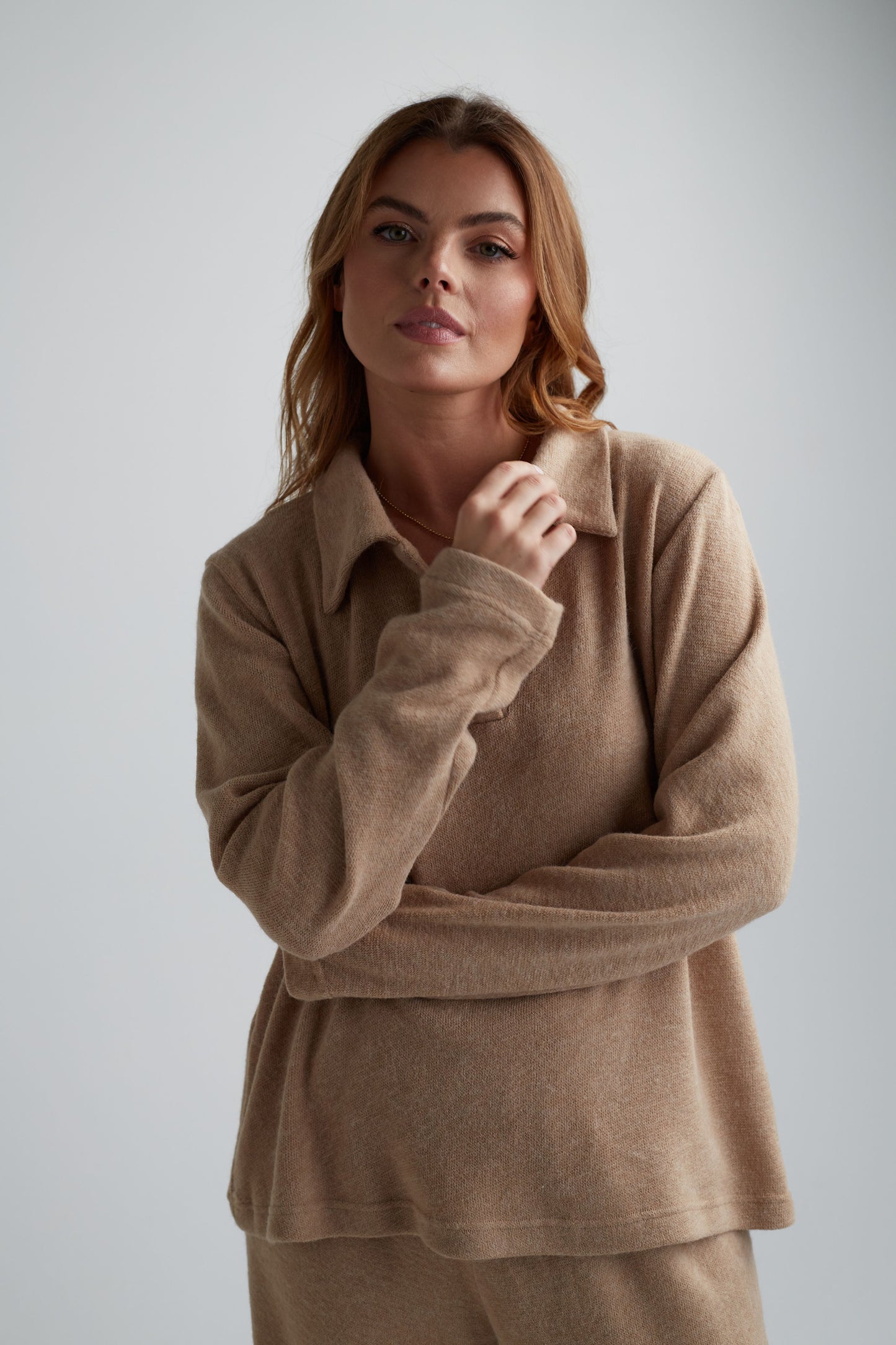 PRE ORDER: KOSTIUMĖLIS “COZY" RUDA