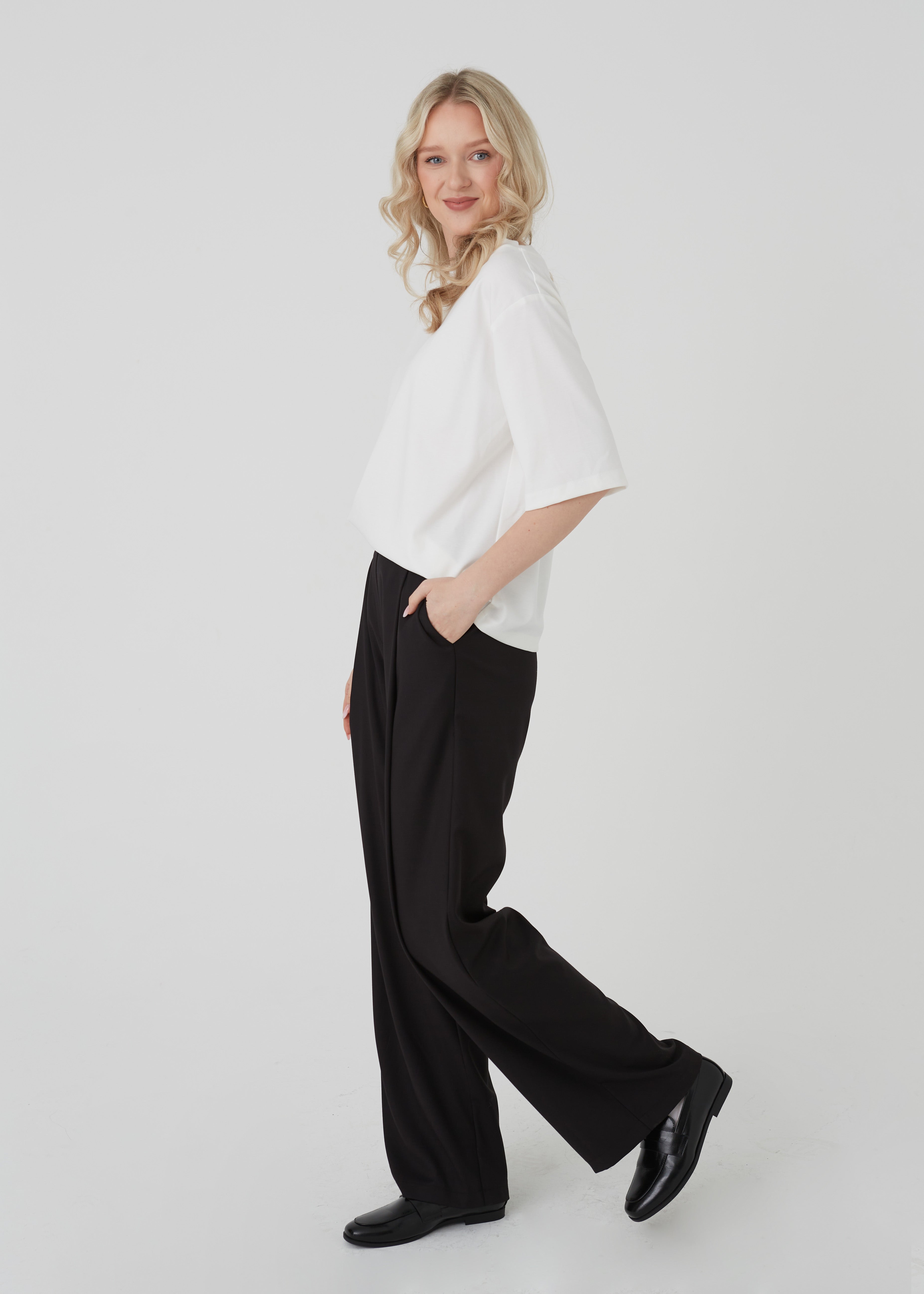 PLAČIOS KELNĖS "SPELL" JUODA