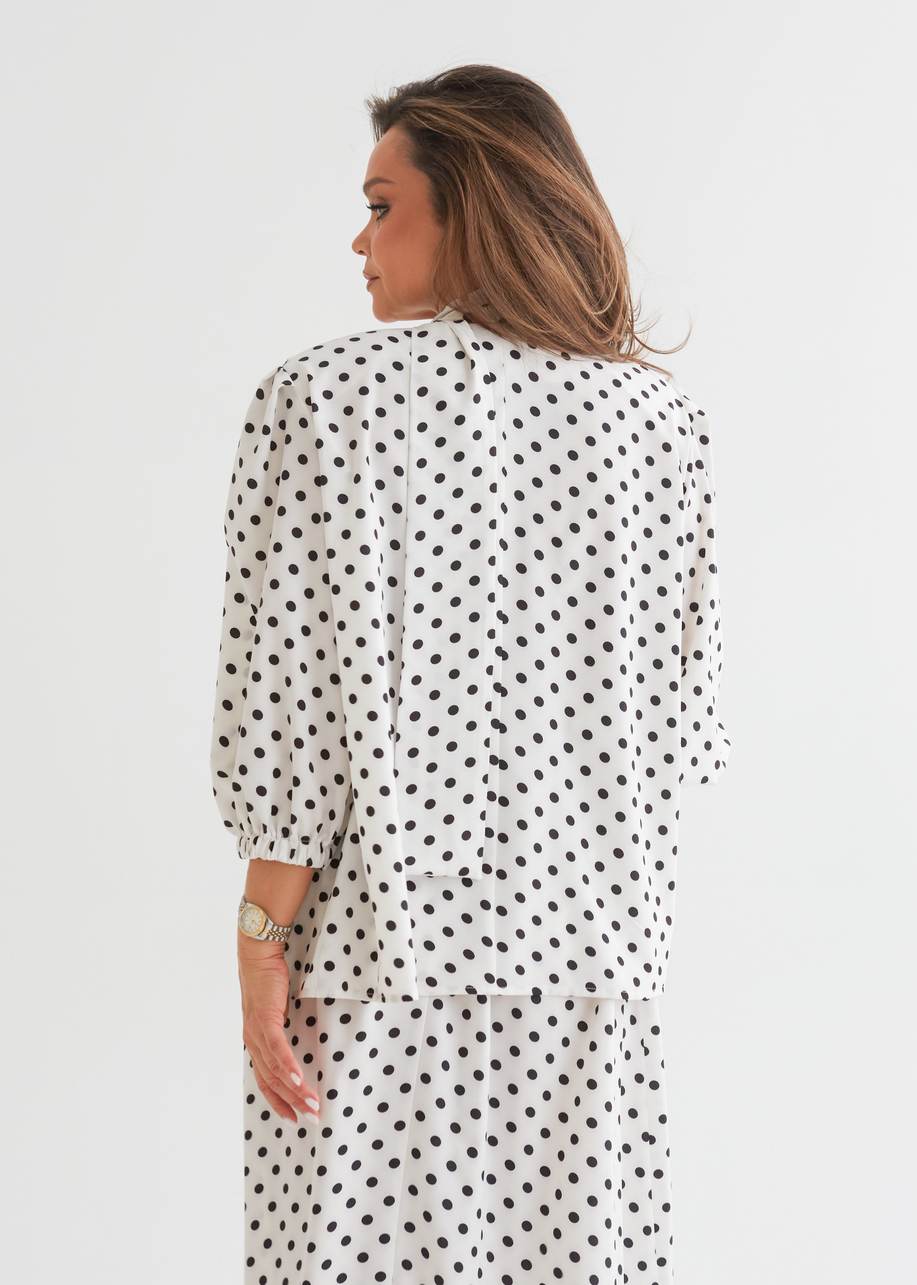 PRE ORDER: PALAIDINĖ „POLKA DOTS“ BALTA