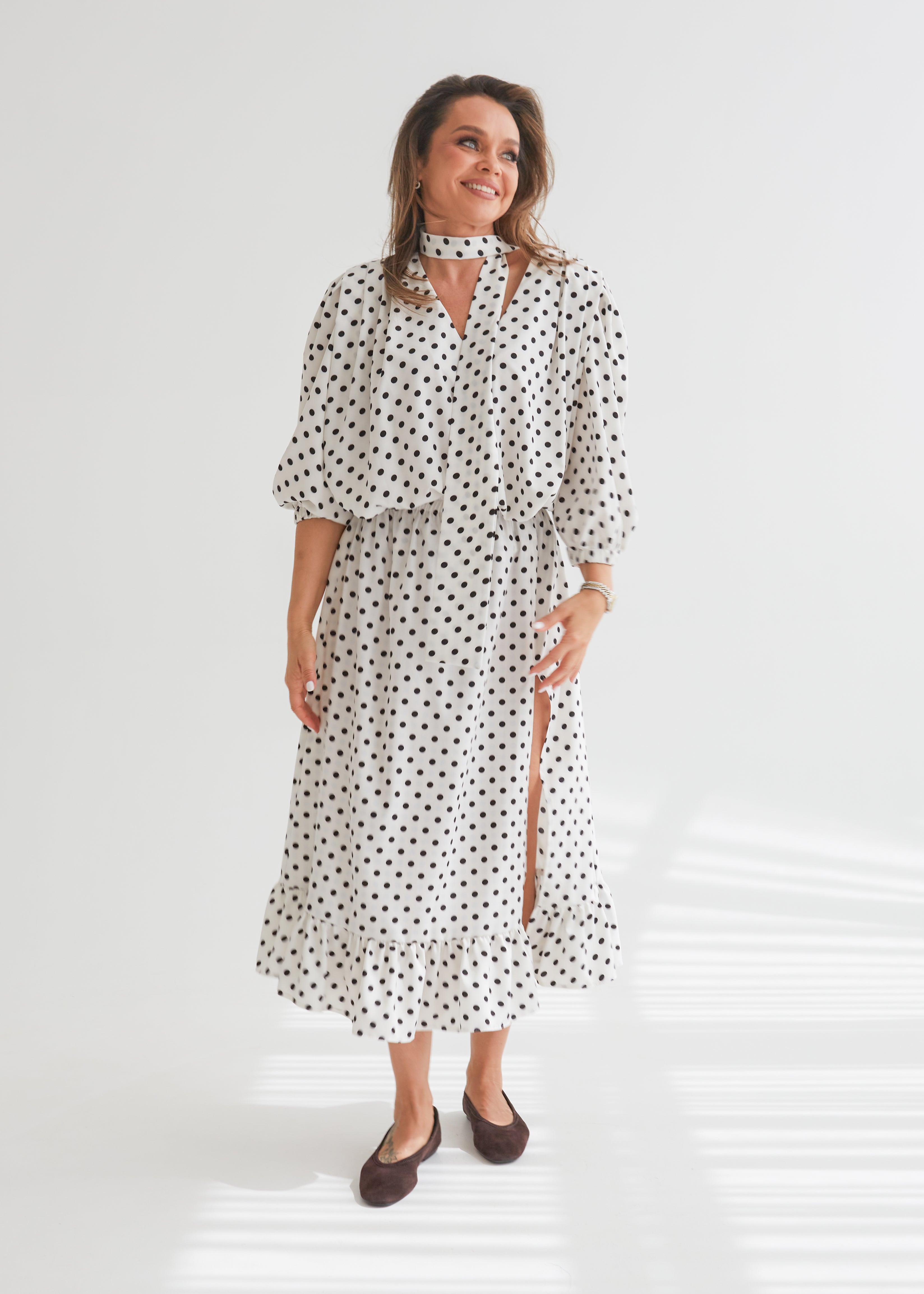 PRE ORDER: SIJONAS „POLKA DOTS“ BALTA
