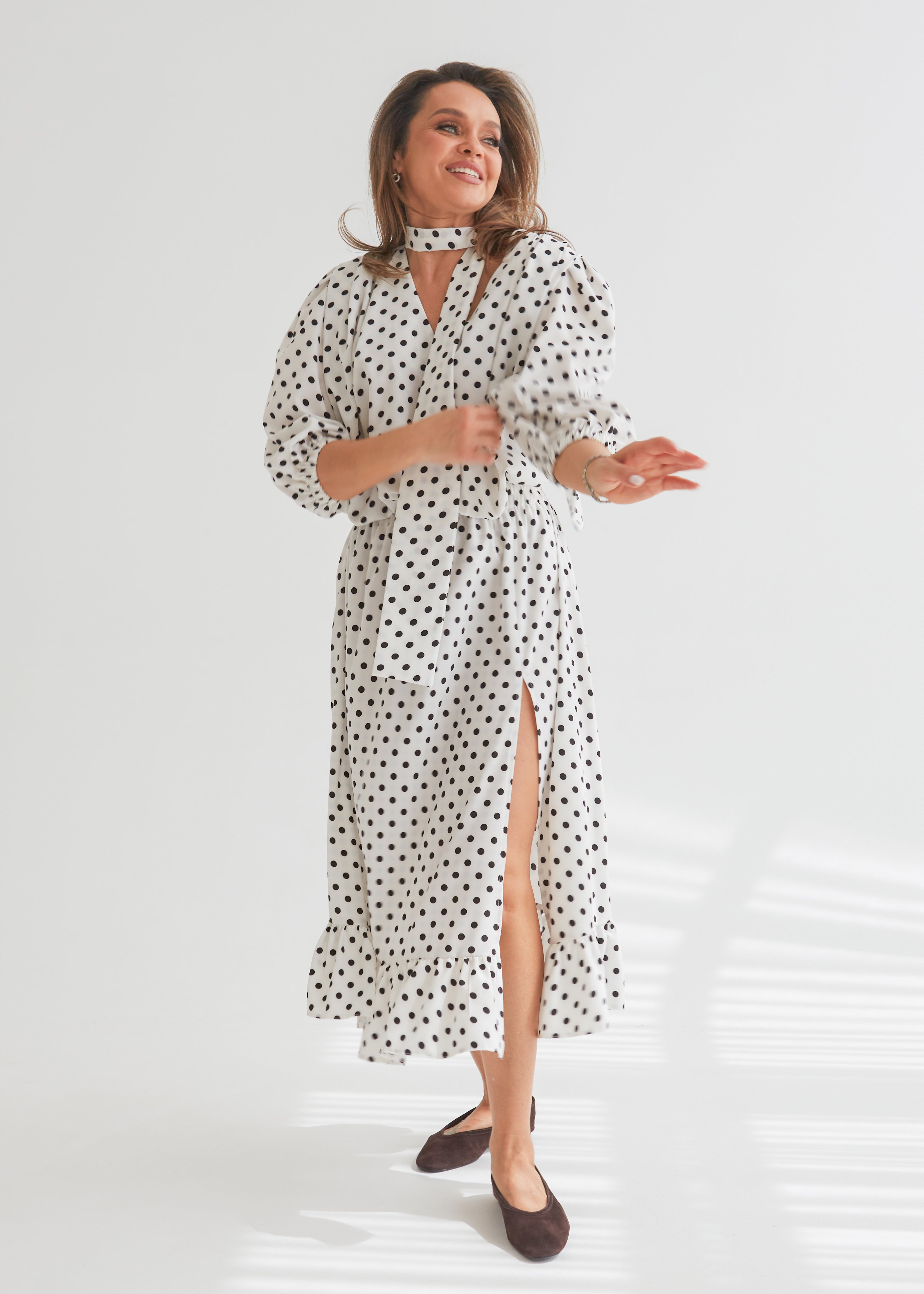 PRE ORDER: SIJONAS „POLKA DOTS“ BALTA