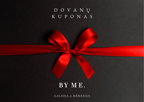 BY ME. ELEKTRONINIS DOVANŲ KUPONAS