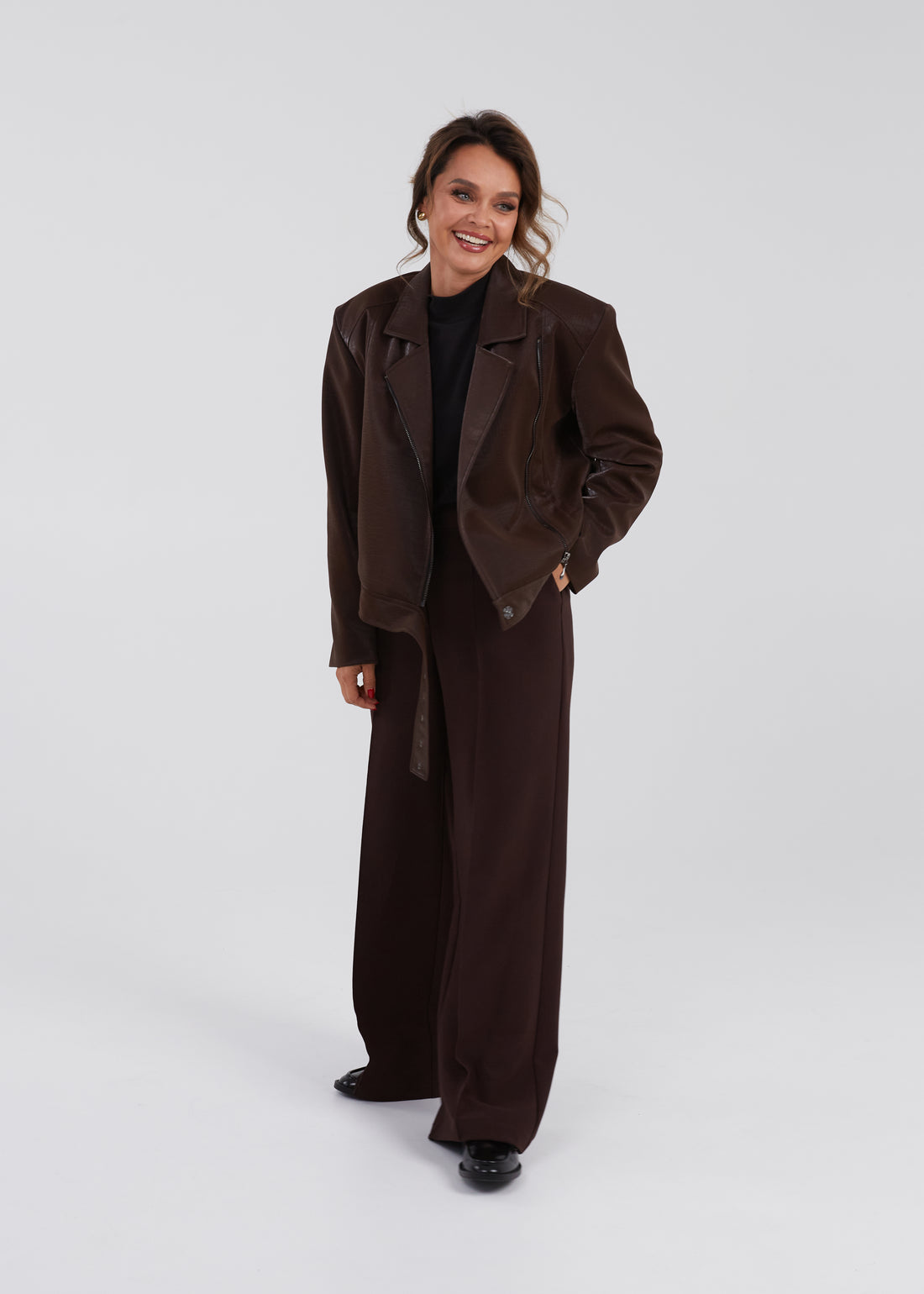 ECO ODOS STRIUKĖ "LEATHER" ŠOKOLADAS