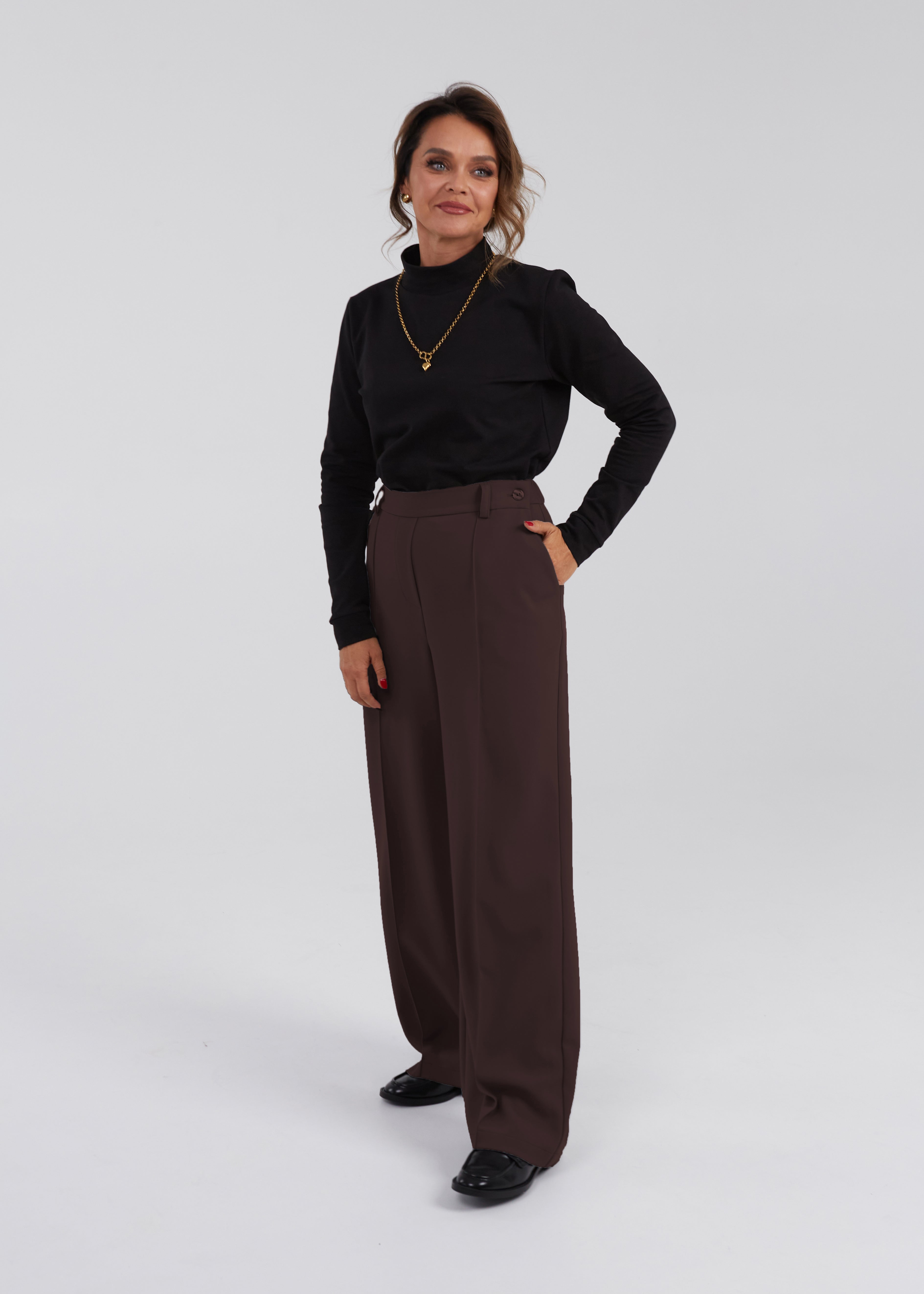 PLAČIOS KELNĖS "MODERN" ŠOKOLADAS (Ankstesnė medžiaga)