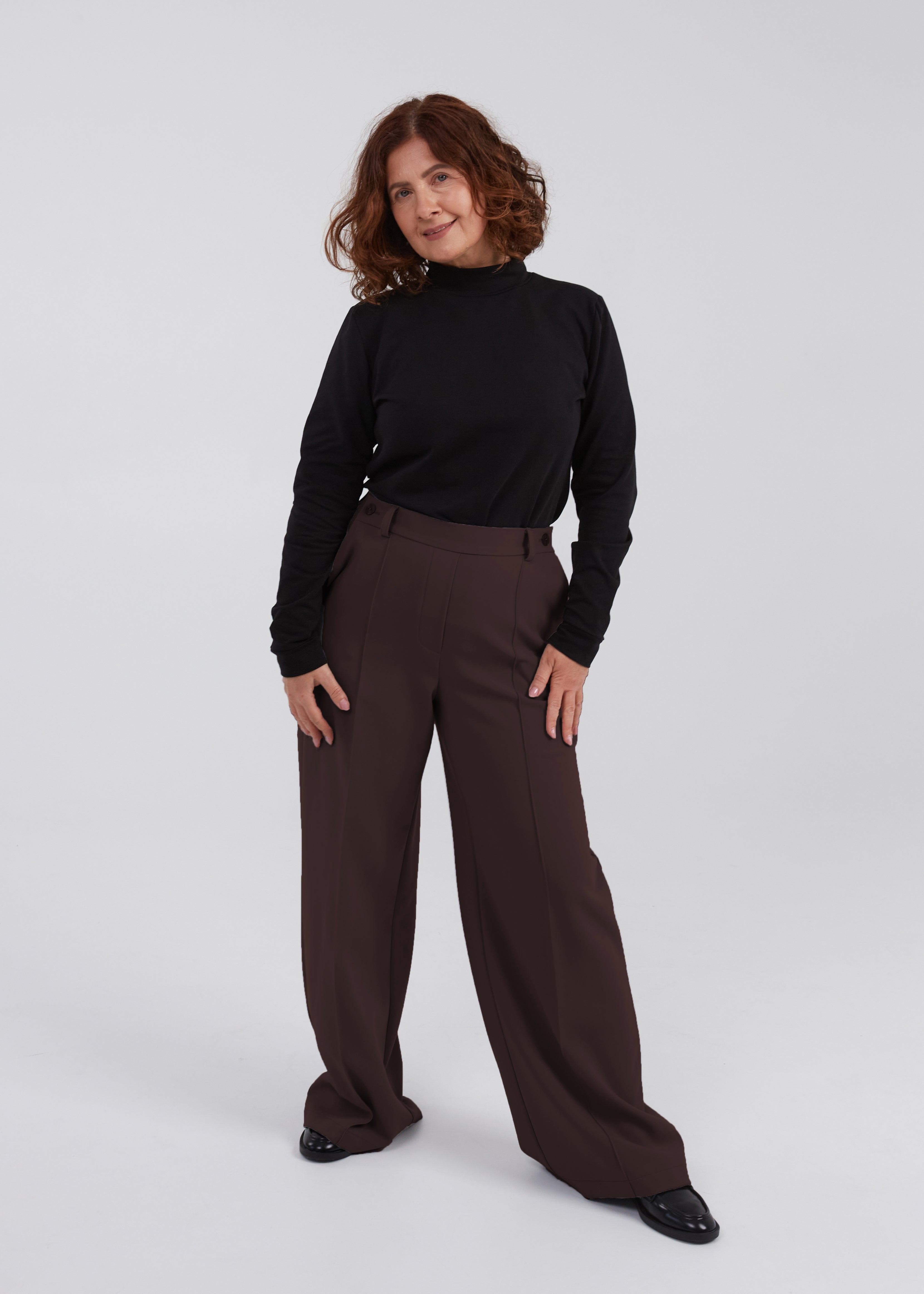 PLAČIOS KELNĖS "MODERN" ŠOKOLADAS (Ankstesnė medžiaga)