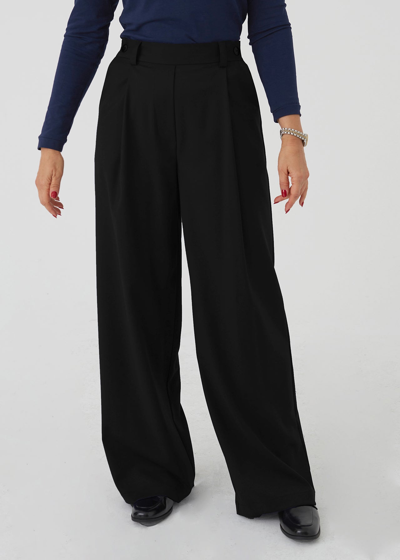 PLAČIOS KELNĖS "SPELL" JUODA