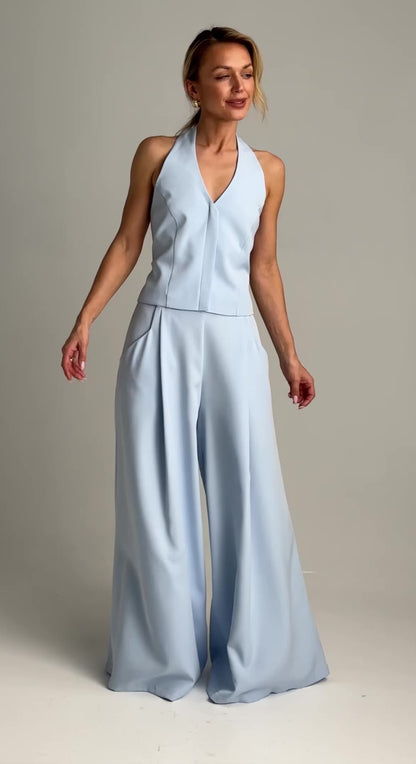 PRE ORDER: KELNĖS "FLOWY" MĖLYNA